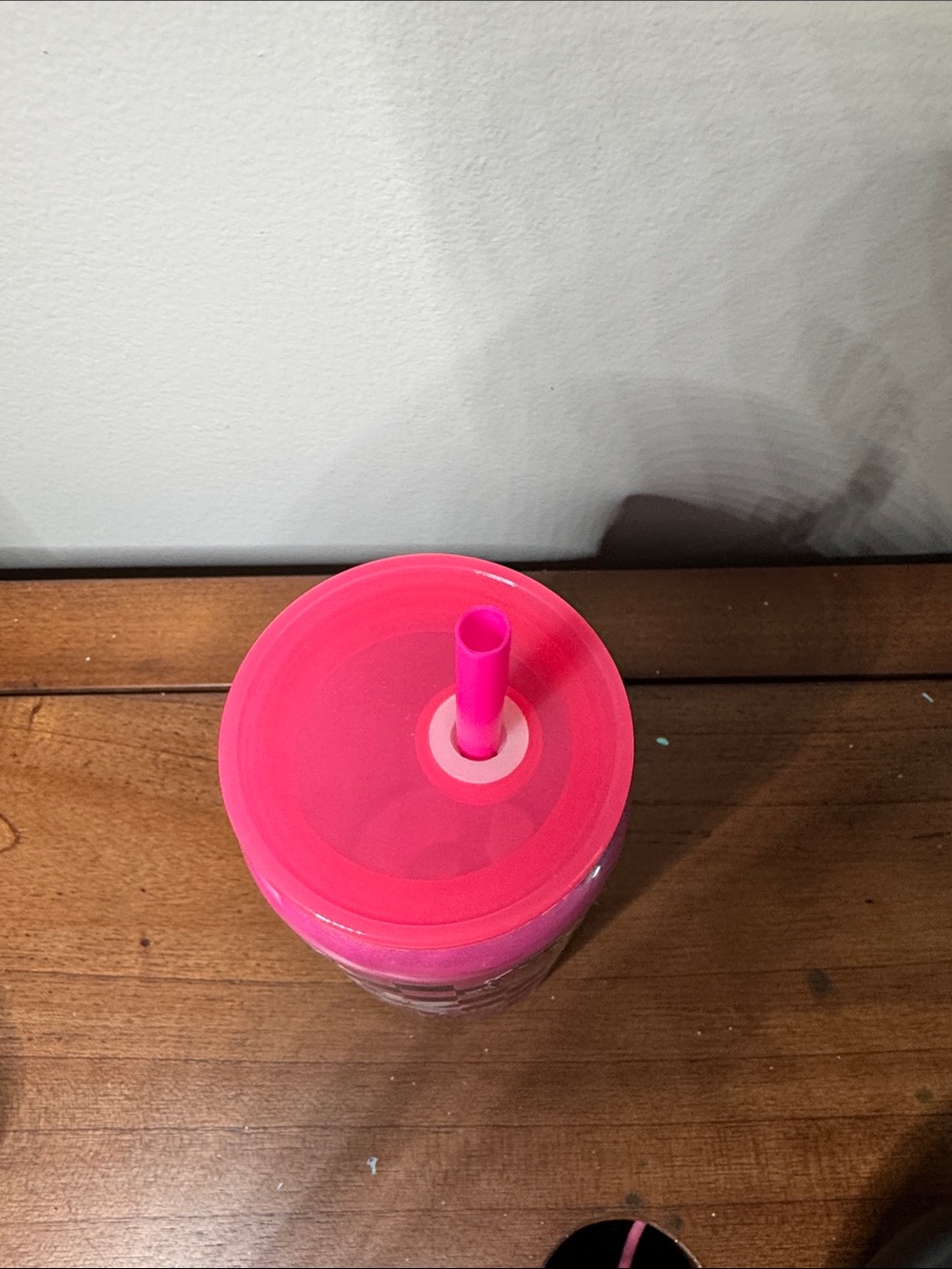 Pink and Black Floral Checkered Cup - Picture 7 of 7